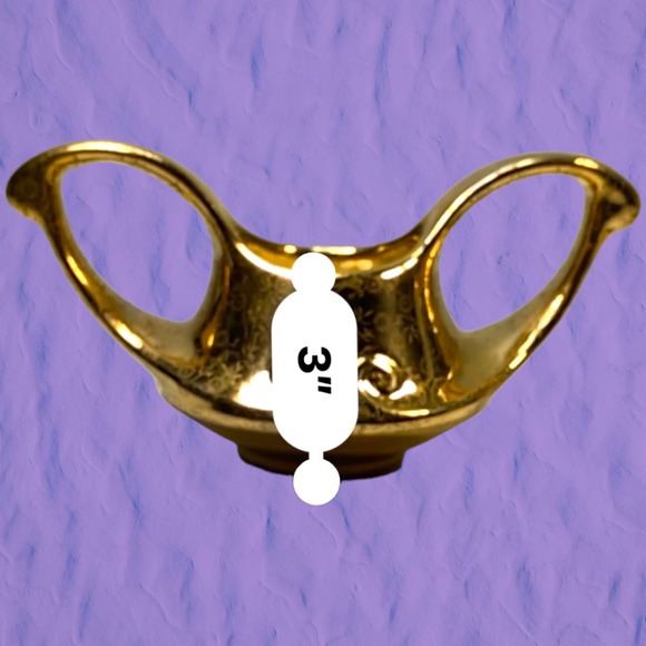 1940s-50s MCM 22k Gold Pearl China Co. Aladdin Sugar & Cream Set Hand Painted - Picture 10 of 10